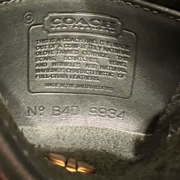 Vintage Coach Green Everette Leather Crossbody Bag Style No 9934 RARE GREEN - Picture 2 of 15